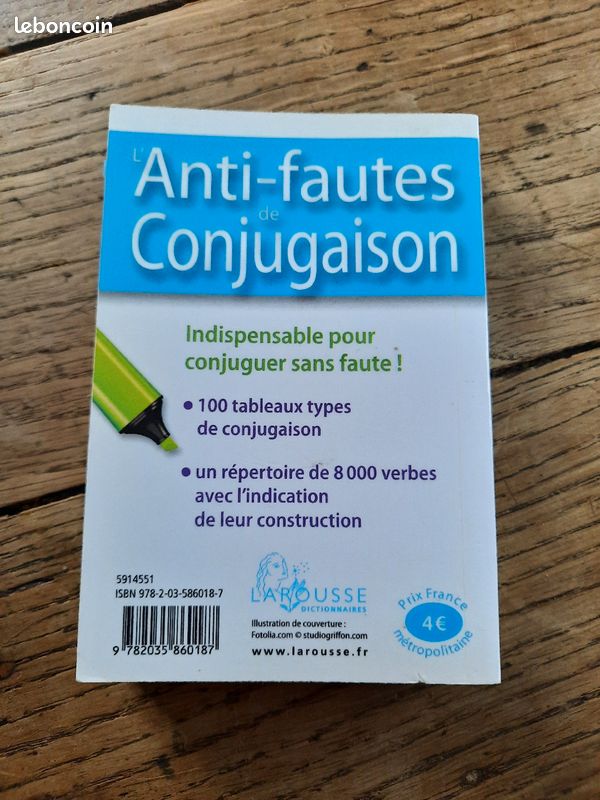 Livre aide à la conjugaison (image 2)
