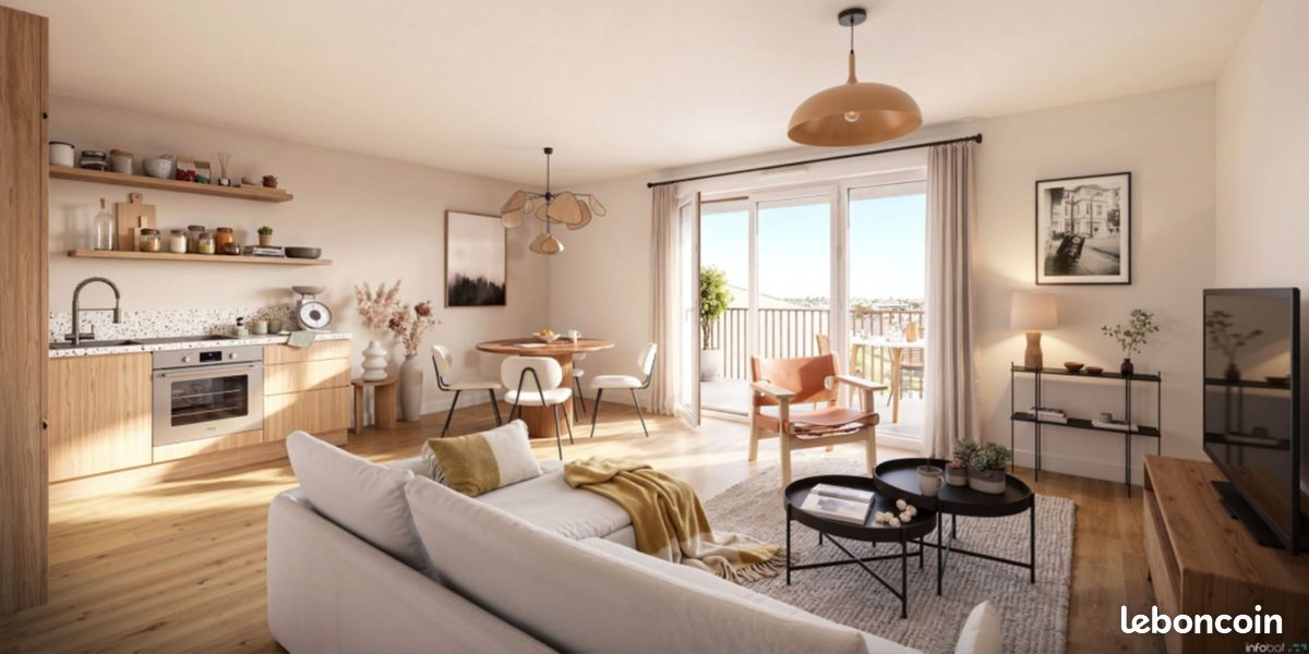 Appartement 2 pièces 41 m² · à Angers · 41 m² · 147 800 €