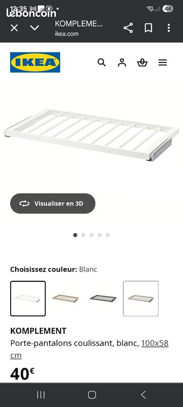 Accroche pantalon pour pax ikea (image 2)