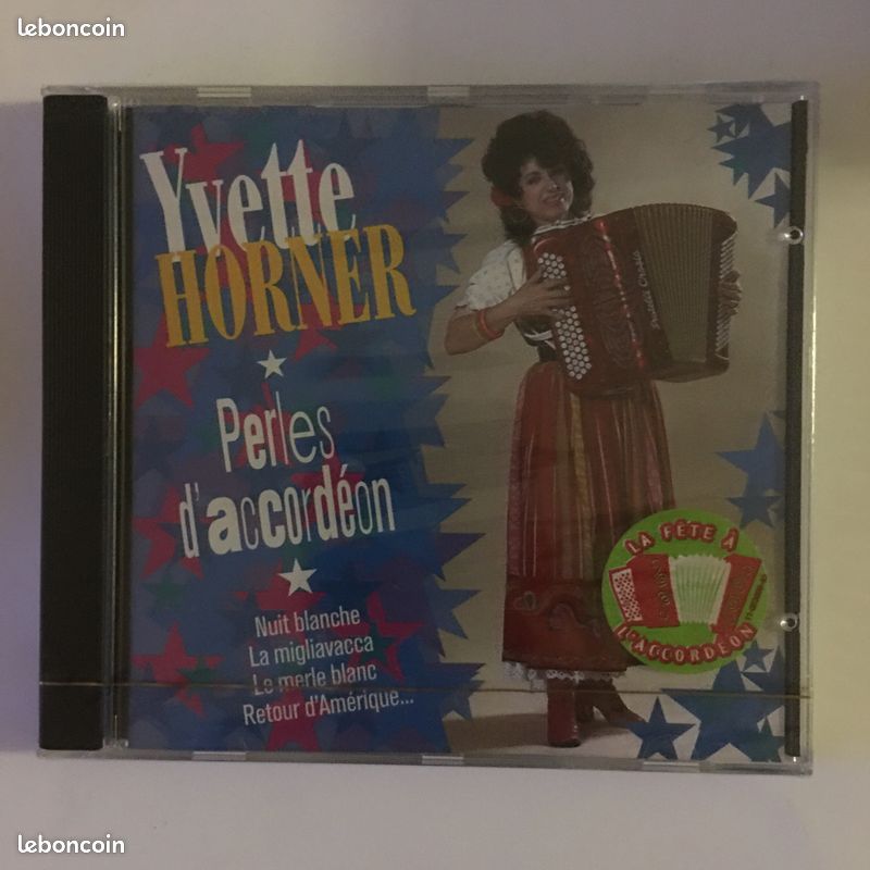 CD YVETTE HORNER perles d'accordéon NEUF/SOUS PLASTIQUE (image 2)