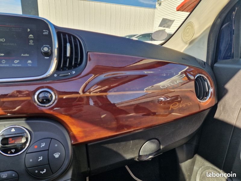 Fiat 500C 0.9 8V TWINAIR 105CH S&S RIVA (VOLANT BOIS) (image 18)