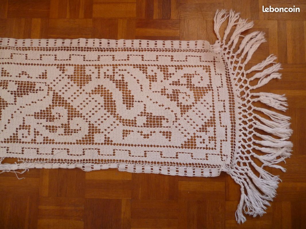 Chemin de table- Napperon avec frange (image 4)
