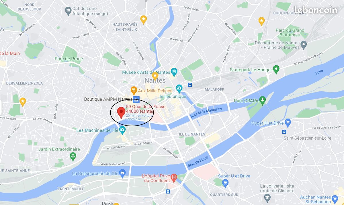 Local commercial 3 pièces 49 m² · à Nantes · 49 m² · 720 €/mois