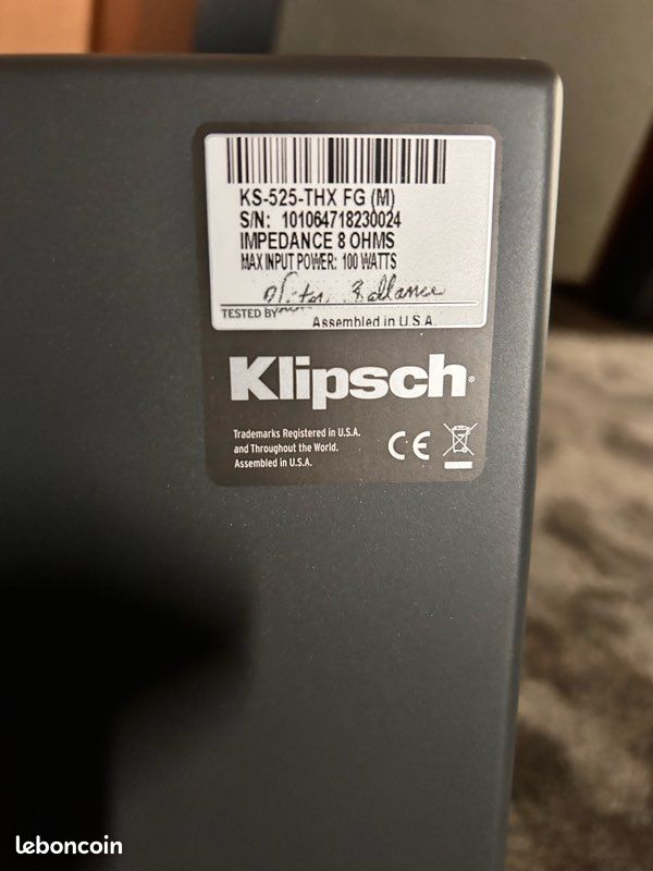 Enceinte KLIPSCH KS525 THX (image 4)