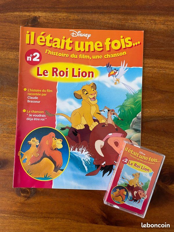 Livre cassette Le Roi Lion Disney - K7 Disney (image 1)