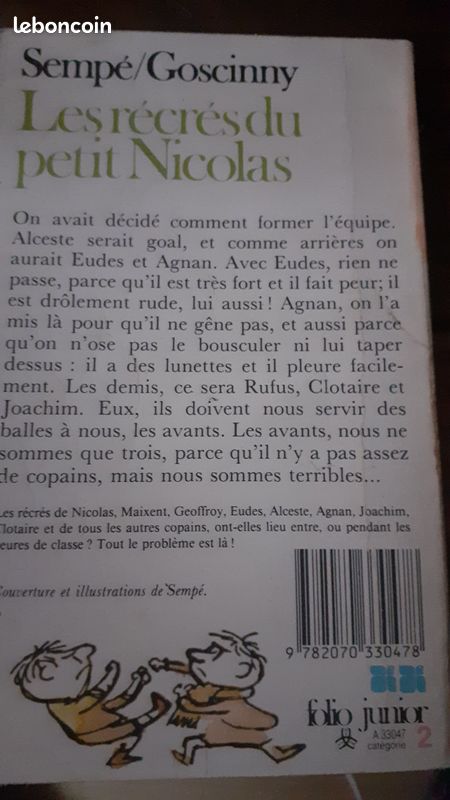 Les recres du petit Nicolas Sempe , Goscinny (image 2)