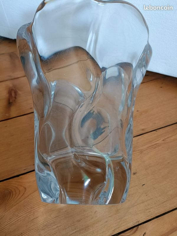 Ancien vase en cristal signé Daum Nancy France (image 4)