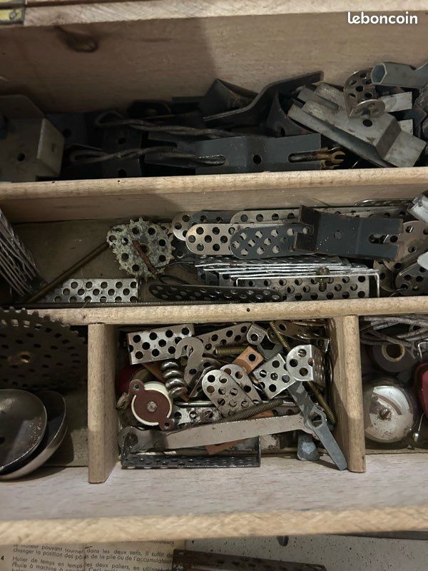 Ancien Moteur Electrique Meccano de 1950 - TRIX 8/12 Volt