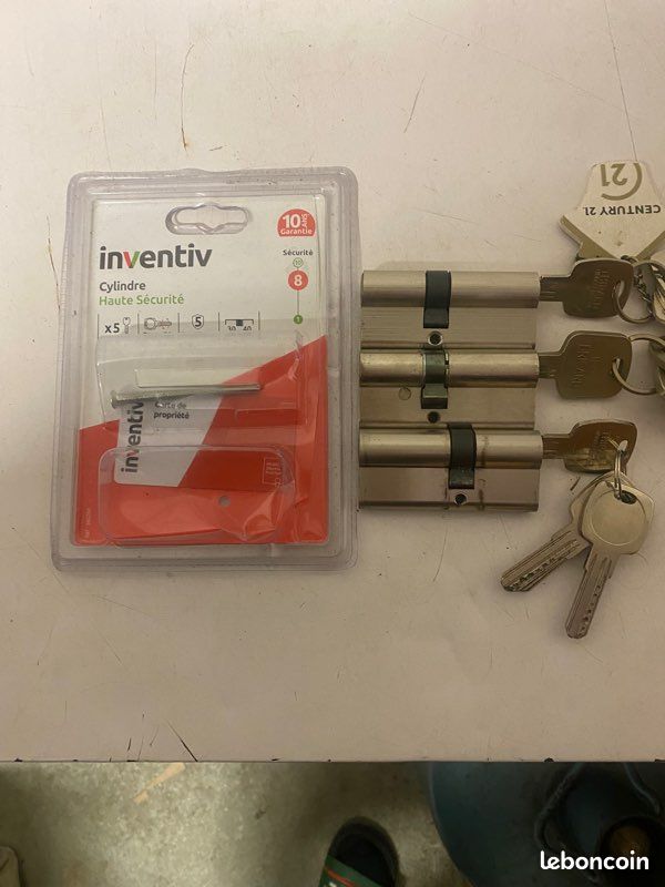 Cylindre porte 30/40mm (image 2)