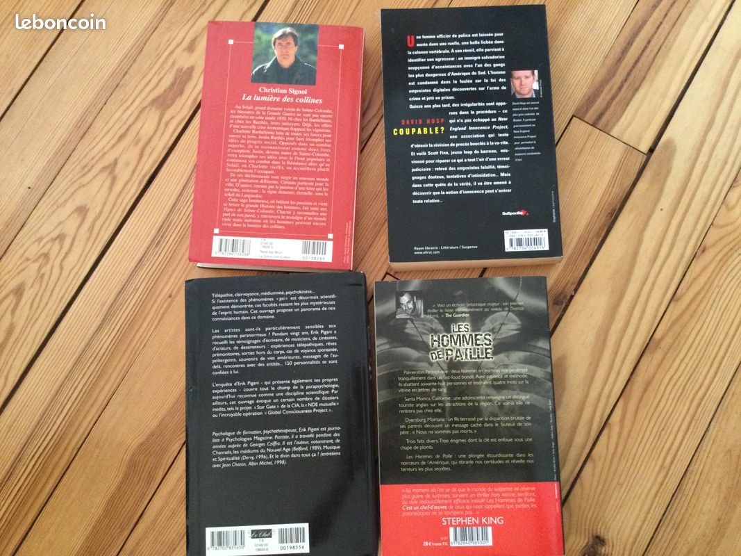 Lot livres thriller suspense roman (image 2)