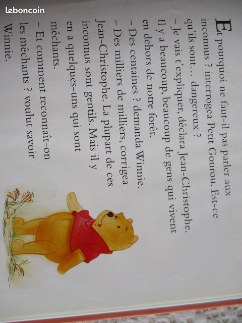 Livre:"Winnie l'ourson" TBE (dès 2 ans) (image 5)