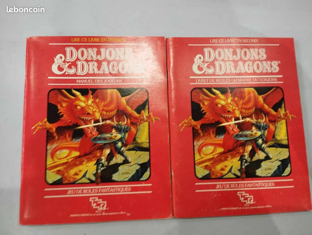 Donjons & Dragons Edits Tsr 1985 Regles De Base - Boite 1 / 2 Livrets