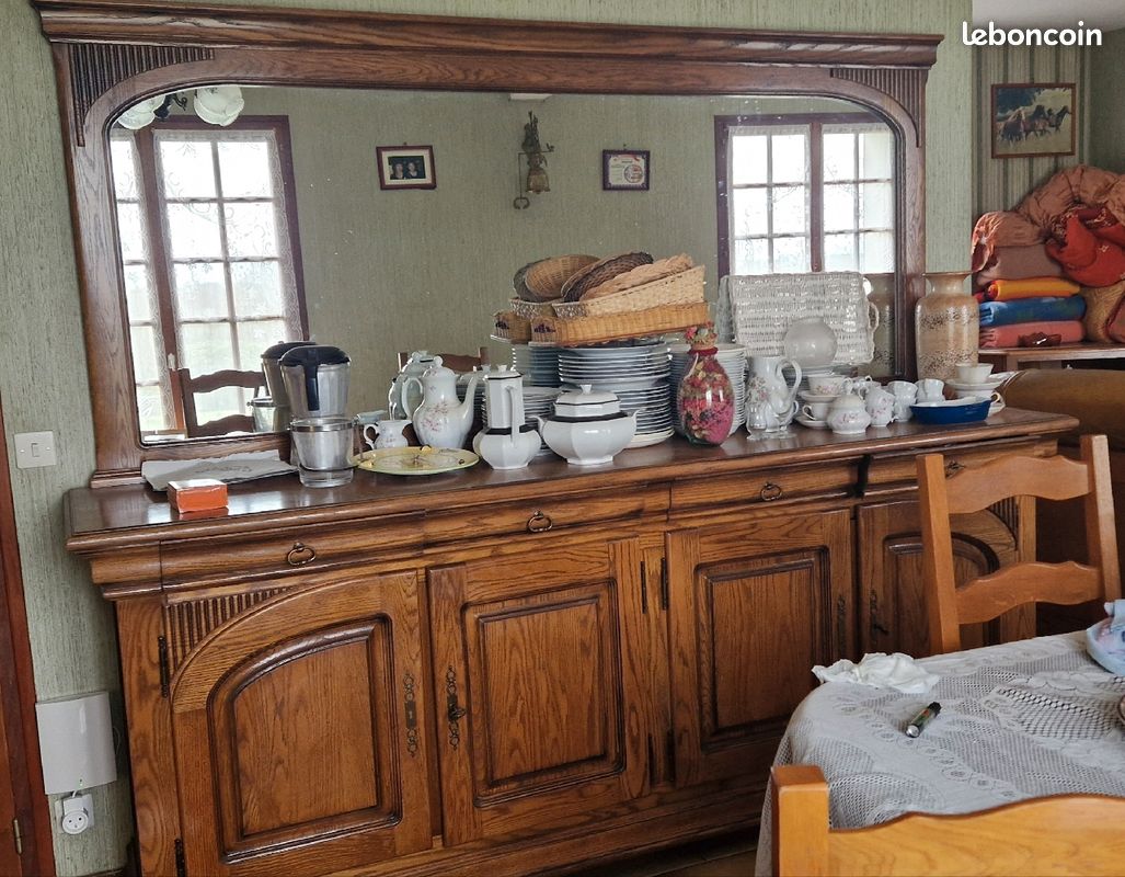 Buffet enfilade 4 porte + miroir (image 7)