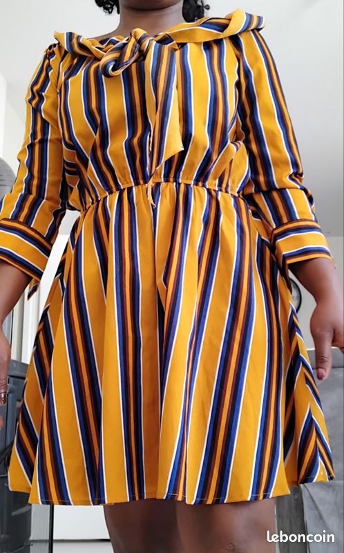 Robe d'été à rayure coloré (image 2)