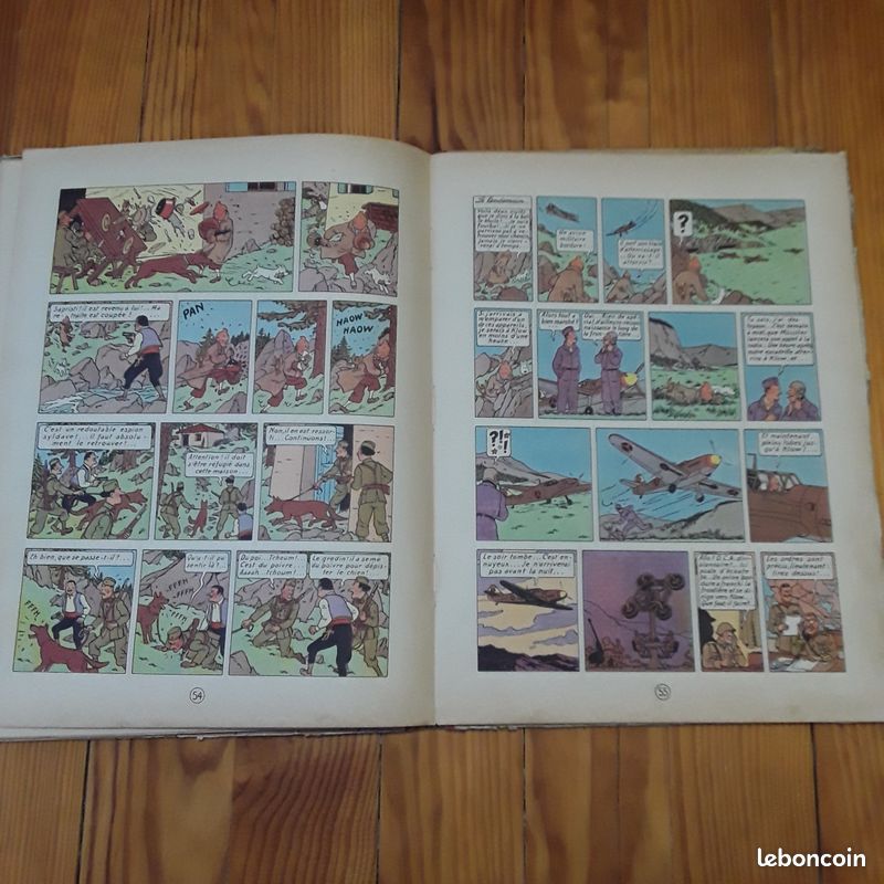 Tintin le sceptre d'ottokar B1 1947, édition originale couleur (image 4)