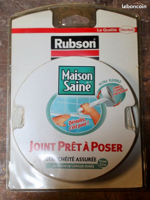 Joint éranchéité rubson - blanc - rouleau 3,5m - 12mm - Neuf (image 2)