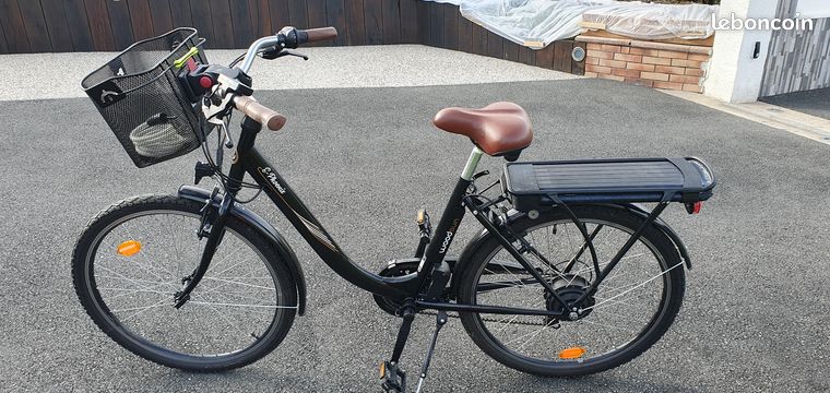 Vélo électrique Wayscral – Roue 700 – Noir – Occasion – VENDU