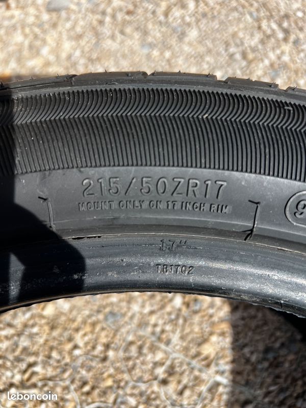 2 Pneus 215/50 ZR17 (image 1)