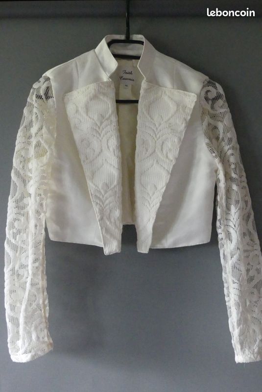 Bolero Mariage Petite Veste Blanche Pour Mariage Perfecto/boléro