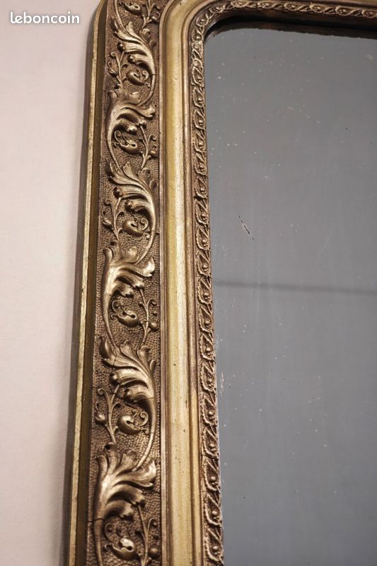 Miroir dorée Louis Philippe 114 x 77 cm - Livraison possible (image 2)