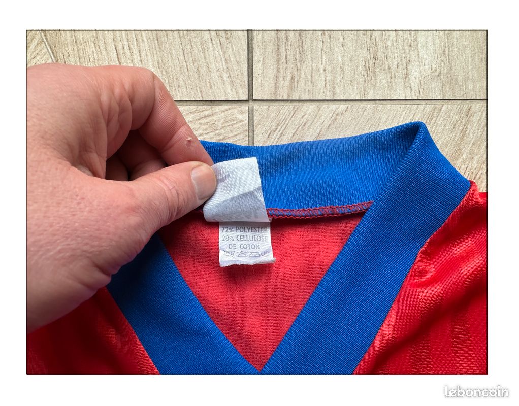 Maillot Vintage Fédération Française De Football – Adidas Années 70 – Taille XS Enfant