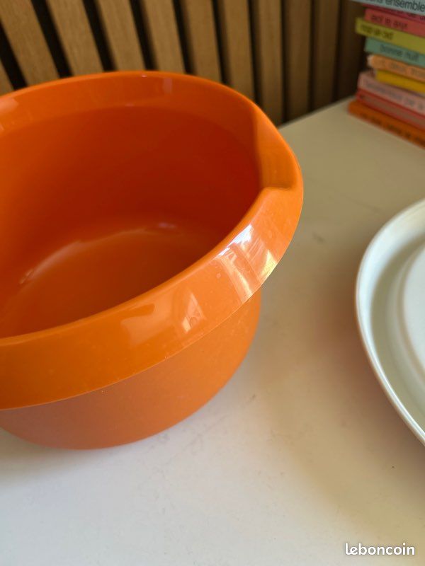 Tupperware Natura (2) Bol mélangeur bol 4,3 L + Set de roue Party de