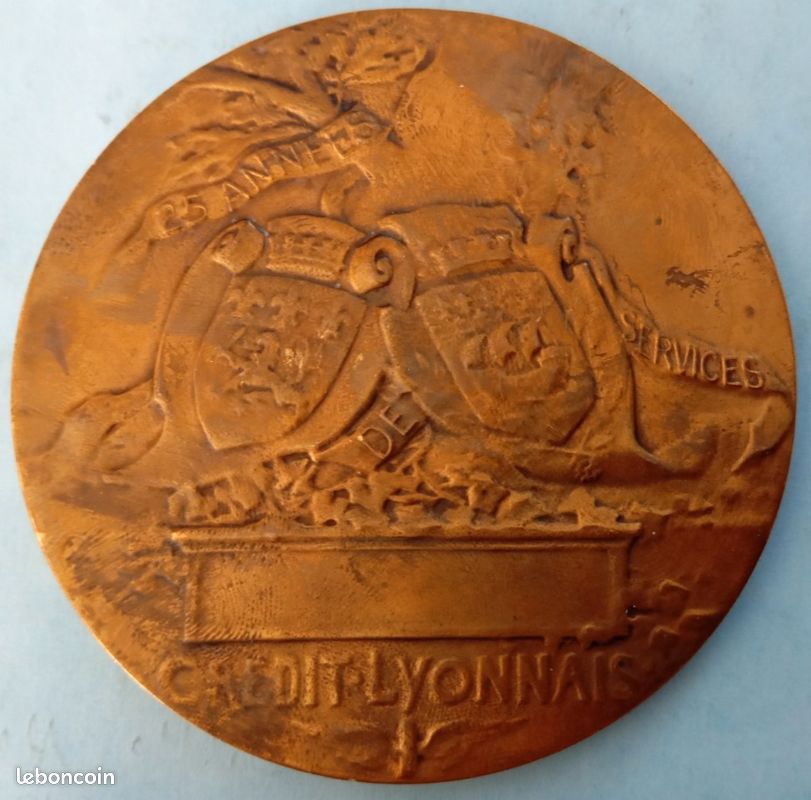 Médaille - Henri Germain - Fondateur du Crédit Lyonnais