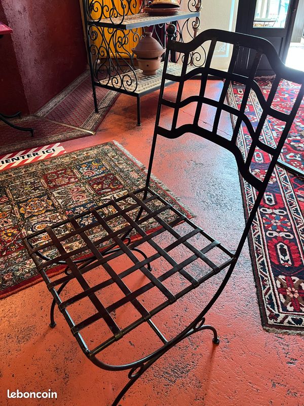 Chaise en fer forgé (image 2)