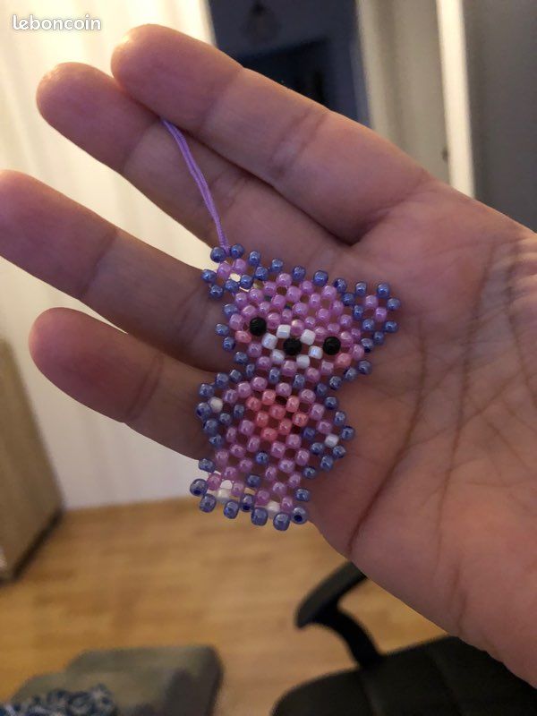 Ourson en perles de rocaille (image 4)