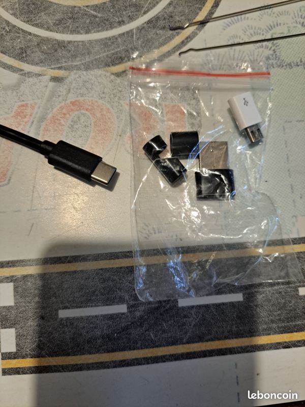 Caméra endoscopique 2 METRES USB Type-C, câble rigide 7.0mm, mini caméra d'inspection de tuyau etanche lumiere LED reglable, PC, téléphones,Tablettes (image 7)