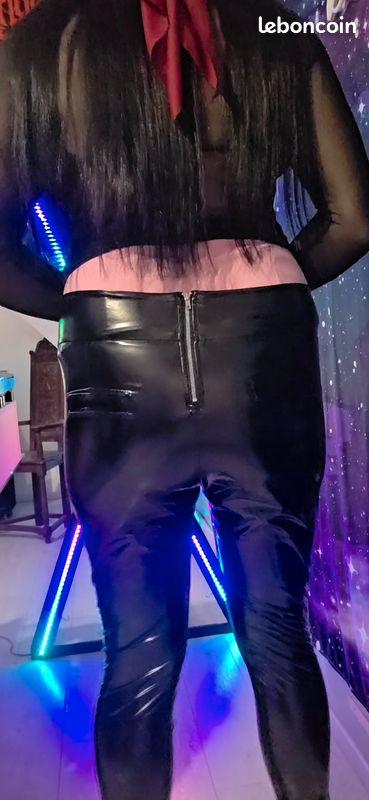 Pantalon skinny en vinyle PVC pour femme - France