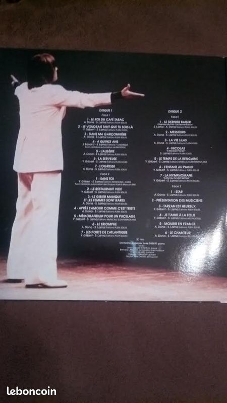 Serge LAMA au palais des congrès 2 vinyles 33T (image 3)