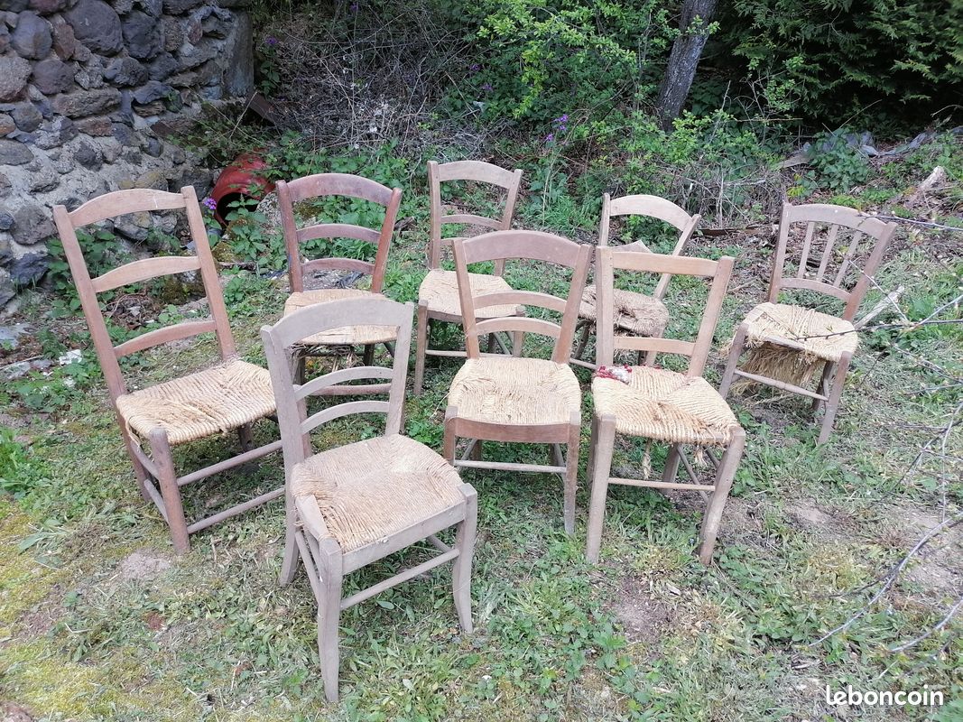 Chaises anciennes a restaurer (image 1)