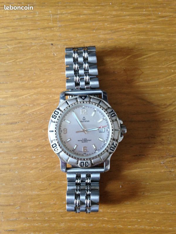 Montre Vintage Calypso Pour Homme – Fonctionnelle – Style Rétro