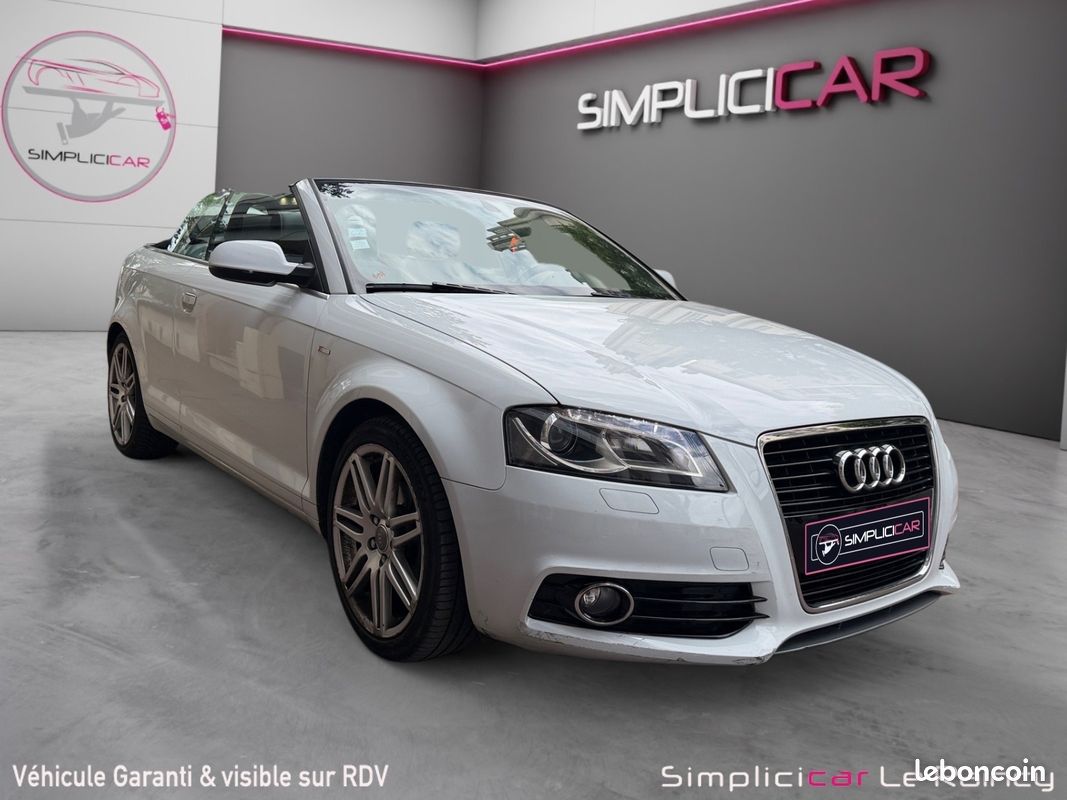 AUDI A3 Cabriolet 1.8 TFSI 160 S LINE PLUS S TRONIC 160Ch Garantie 12 mois (image 3)
