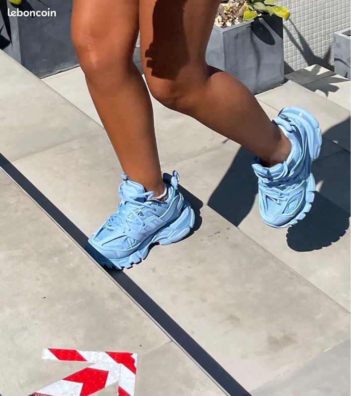 Balenciaga track bleue femme Chaussures