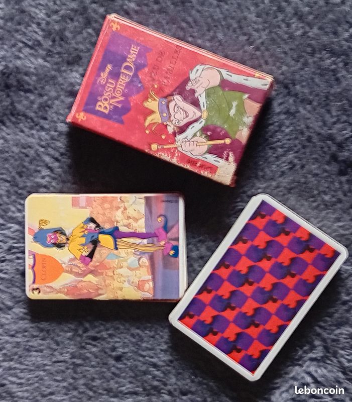 Jeu de 7 Famille vintage Le Bossu de Notre Dame (image 1)
