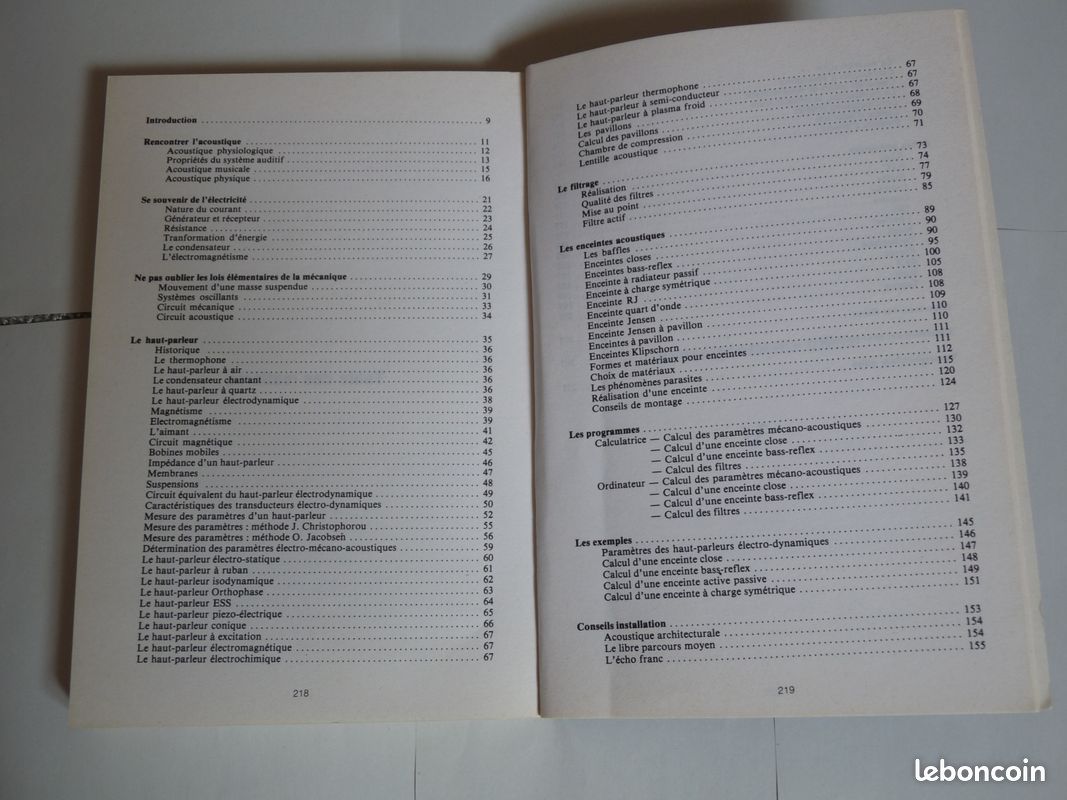Livre rare L'optimisation des hauts parleurs et enceintes CH. DELALEU 1981 (image 3)