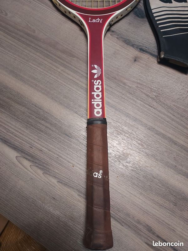 Raquette De Tennis Vintage Wilson Lady Avantage 1979 - Bois, Avec étui Et étau