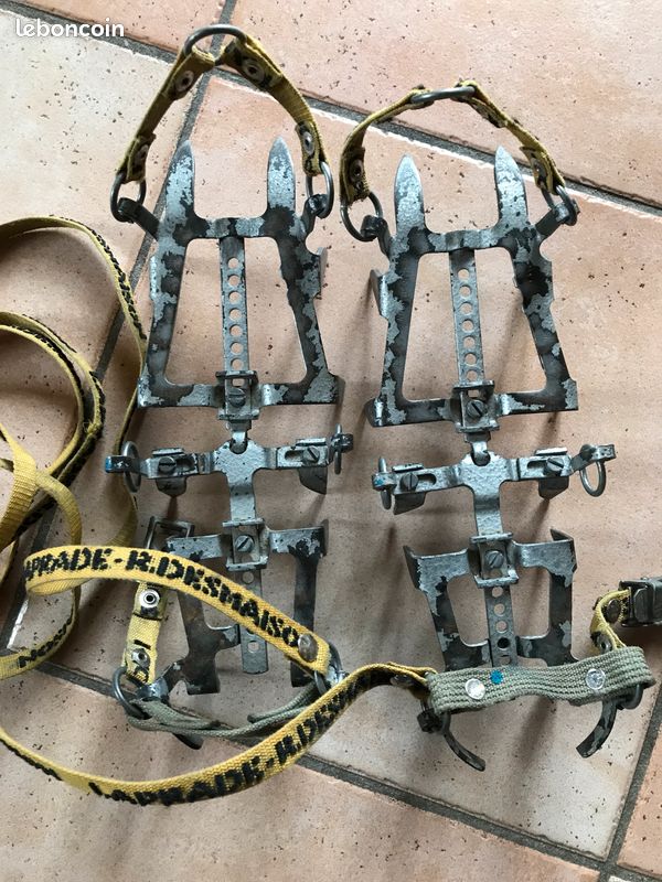 Crampons Camp Ice Master 12 pointes acier trempé, fixation élastique nylon CAMP