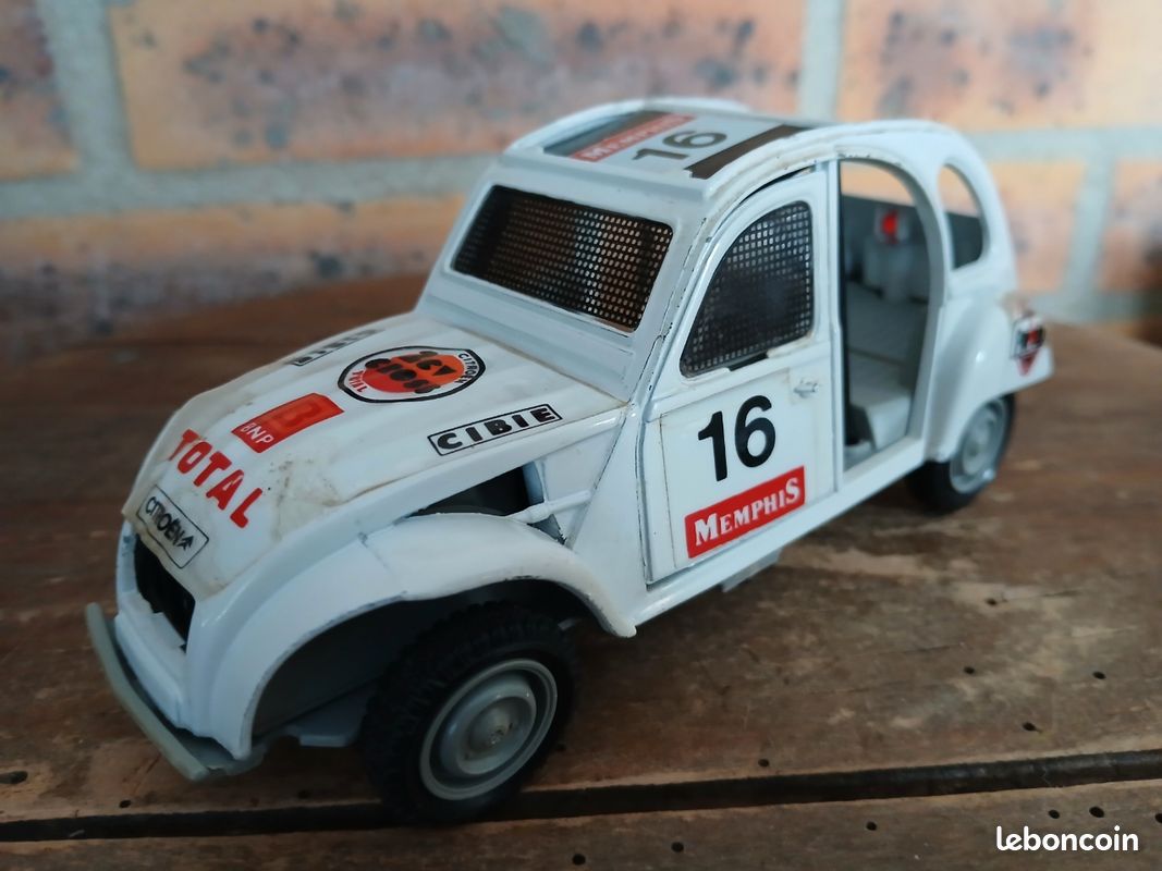 18623/ TONKA POLISTIL Citroen 2cv Italy 1:25 219 grün - Ohne Ovp EUR 29