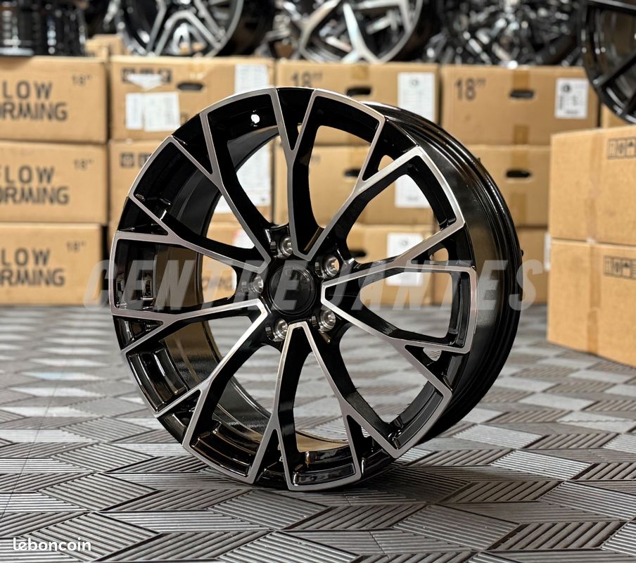 4 Jantes Volkswagen VW 19" Style Estoril – Golf 6 7 7.5 8 GTI GTD GTE R TCR Clubsport R-Line – Arteon Tiguan T-Roc (image 1)