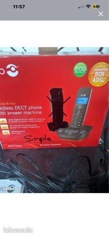Téléphone simple avec répondeur (image 2)