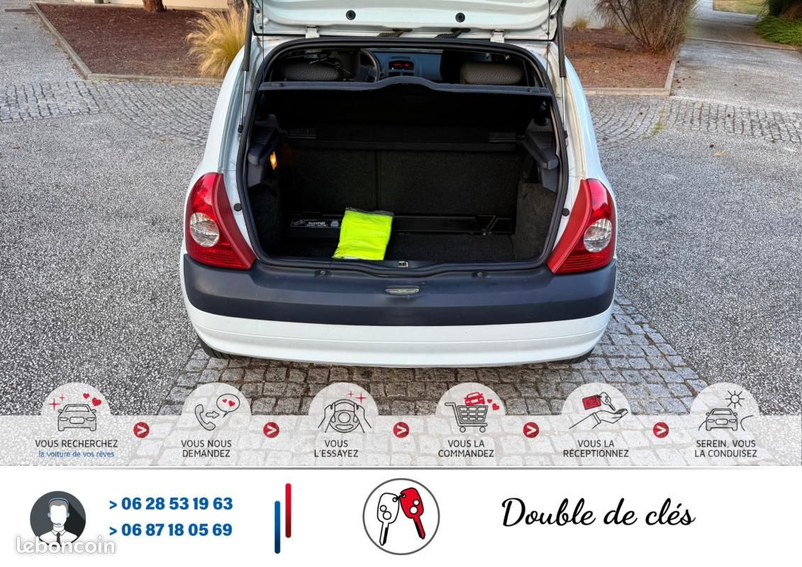Renault Clio 1.2 16v 75cv Authentique Confort*90 000Km*Véhicule Sous Garantie*Ct Révision Kit Dis... (image 18)