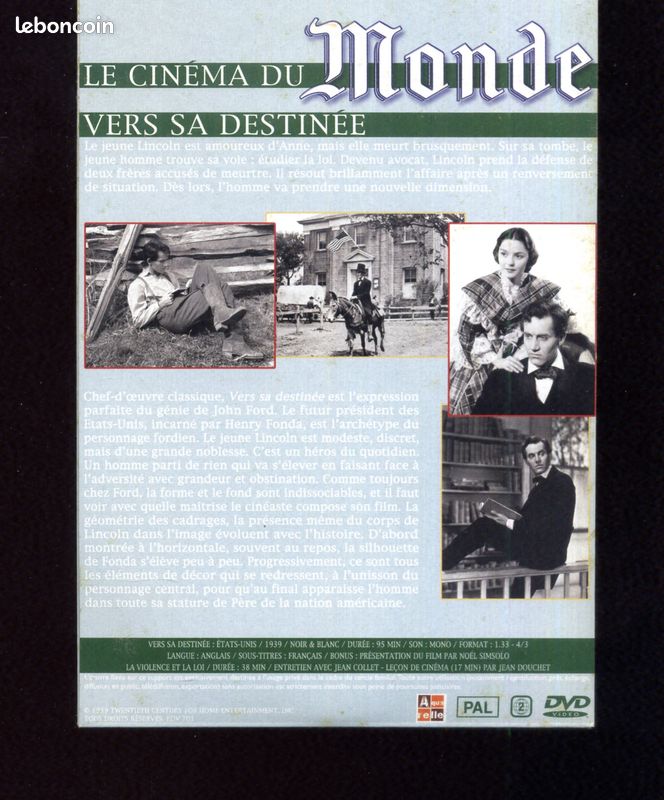 DVD Le Cinéma du Monde John Ford Vers sa destinée (image 2)