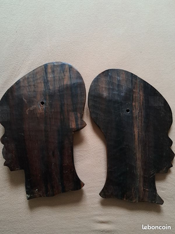 Sculpture têtes africaines (image 2)