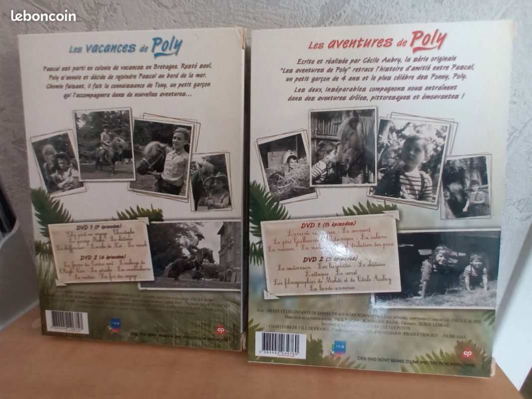 Lot de deux dvd les aventures de Poly et les vacances de Poly (image 2)