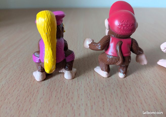 Lot De 6 Figurines Donkey Kong - Kellogg's 1997 - Occasion