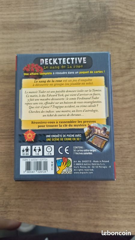 Jeu decktective le sang de la rose (image 2)