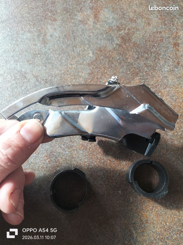 Derailleur vtt av s ride d34.9 fd-m400 tirage haut/bas collier bas